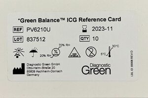 Green Balance™ ICG Reference Card